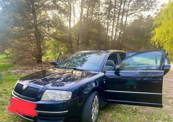 Skoda Superb cena 15500 przebieg: 195500, rok produkcji 2005 z Kobylin małe 211